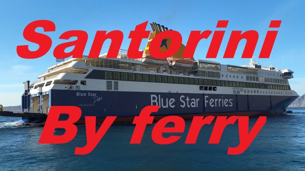 Athens (Piraeus) to Santorini ferry trip on MS Blue Star Delos