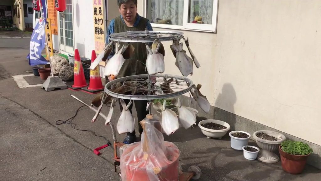 【まつざき食堂】回転する魚を見るだけの動画【北海道七飯町大中山】おじさんピクニック