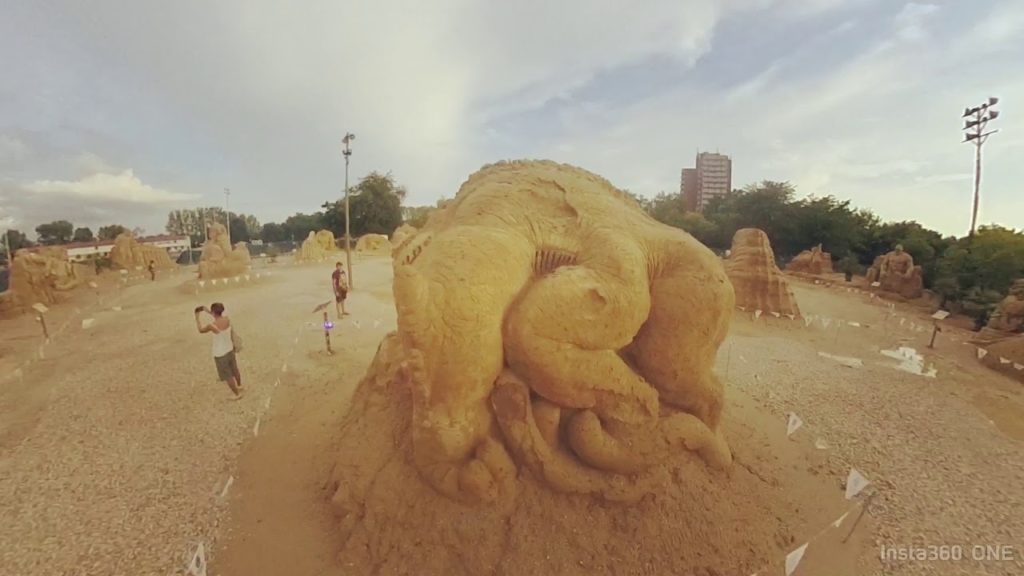 Burgas Festival of sand sculptures ( Hyperlapse video )