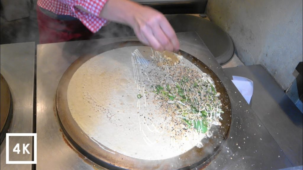 【4K】Kyoto Street food : Crepe - 京都のクレープ屋 | Japan food guide