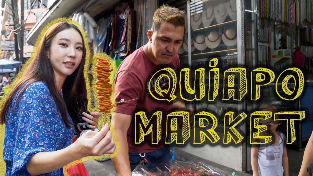 Korean's first-ever Filipino street food tour at QUIAPO MARKET in Manila / 마닐라 키아포 시장 투어