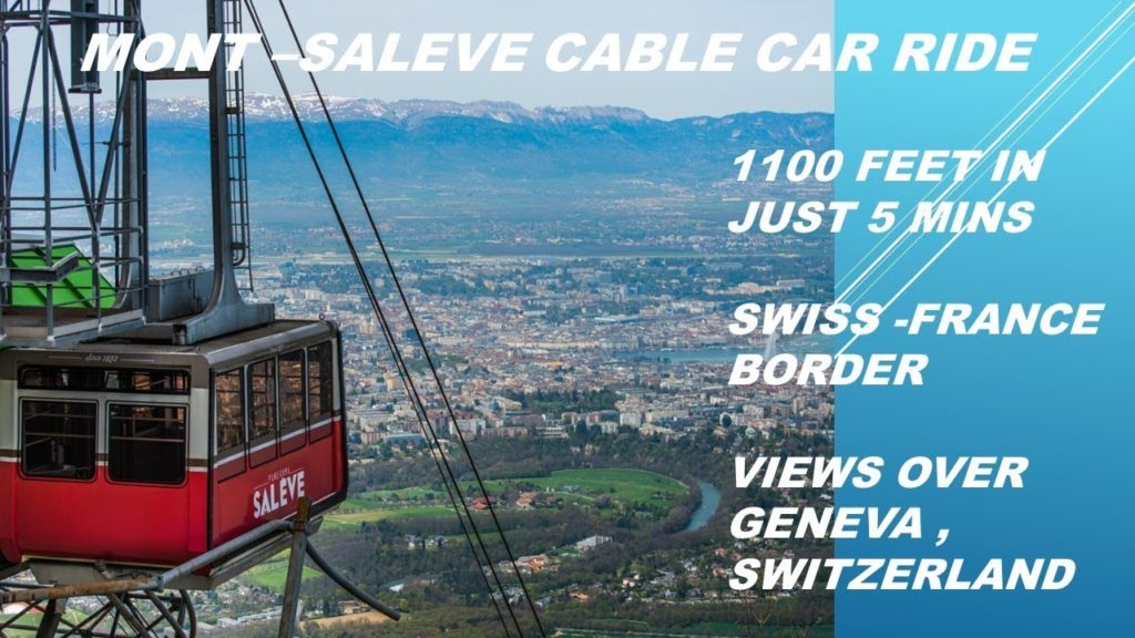 GENEVA CABLE CAR RIDE || MONT-SALEVE CABLE CAR || TELEPHERIQUE DU SALEVE