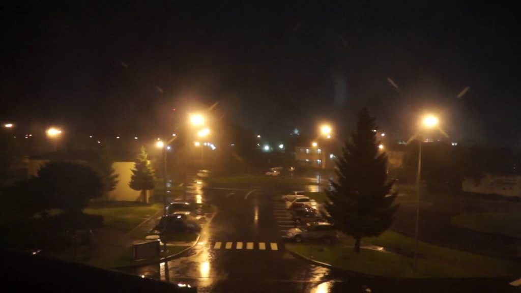 Typhoon Lionrock Hits Misawa Aomori Japan 8/30/2016