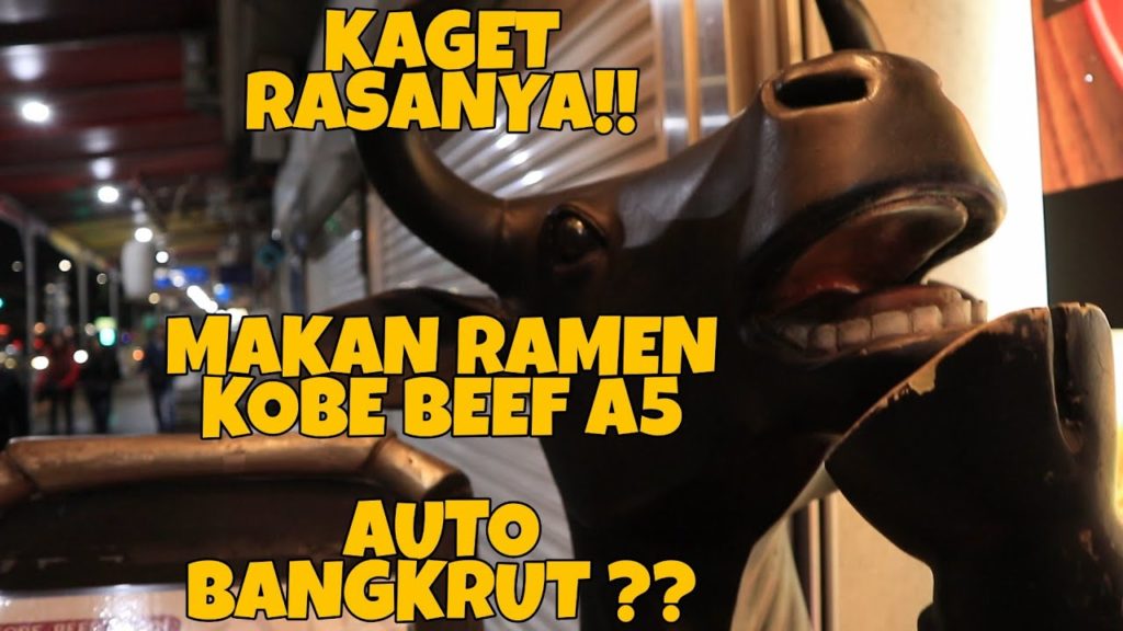 VLOG TRAVEL JEPANG #10 | MAKAN RAMEN YAZAWA KOBE BEEF A5 DI KOBE EMANG ENAK ?