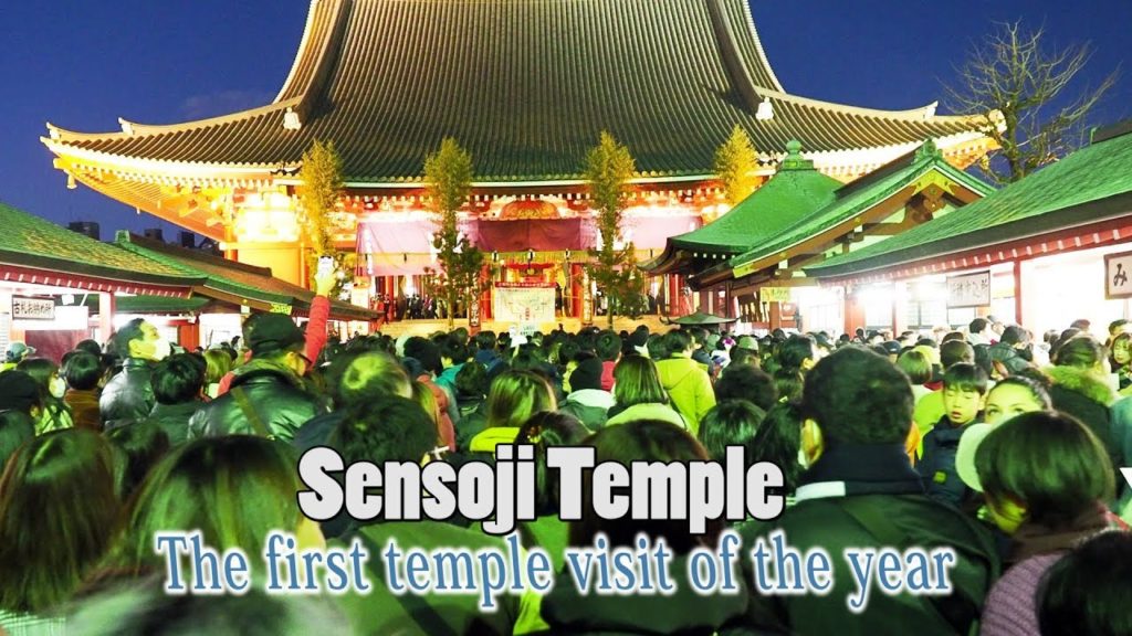 Tokyo.#Sensoji in Asakusa.The first temple visit of the year #4K #初詣 #浅草寺