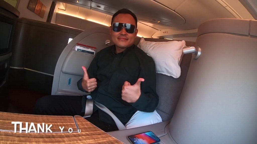 Cathay Pacific First Class Hong Kong Milan in One Minute. Worth USD 13,000????