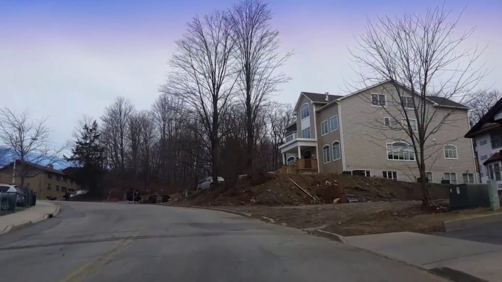 Driving through a hassidic town Kiryas Joel on Shabbat