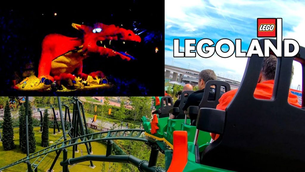 The Dragon Roller Coaster - Dark Ride Hybrid Onride POV Legoland Japan