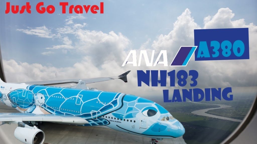 ANA A380 NH183 Landing In Tokyo
