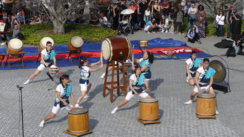 ⁴ᴷ Soh Daiko : Japanese Taiko Drumming at Roosevelt Island Cherry Blossom Festival (April 2019)