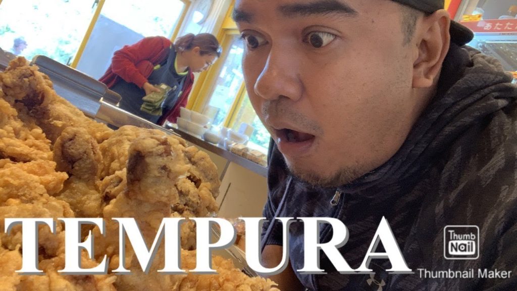 Tempura Mukbang sa Seaside. Okinawa Japan Roadtrip