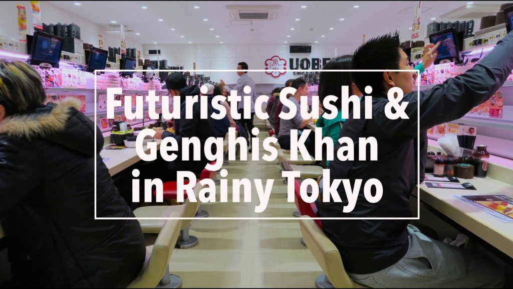 Futuristic Sushi & Genghis Khan in Rainy Tokyo | A Travel & Food Movie Futuristic Sushi & Genghis Khan in Rainy Tokyo | A Travel & Food Movie