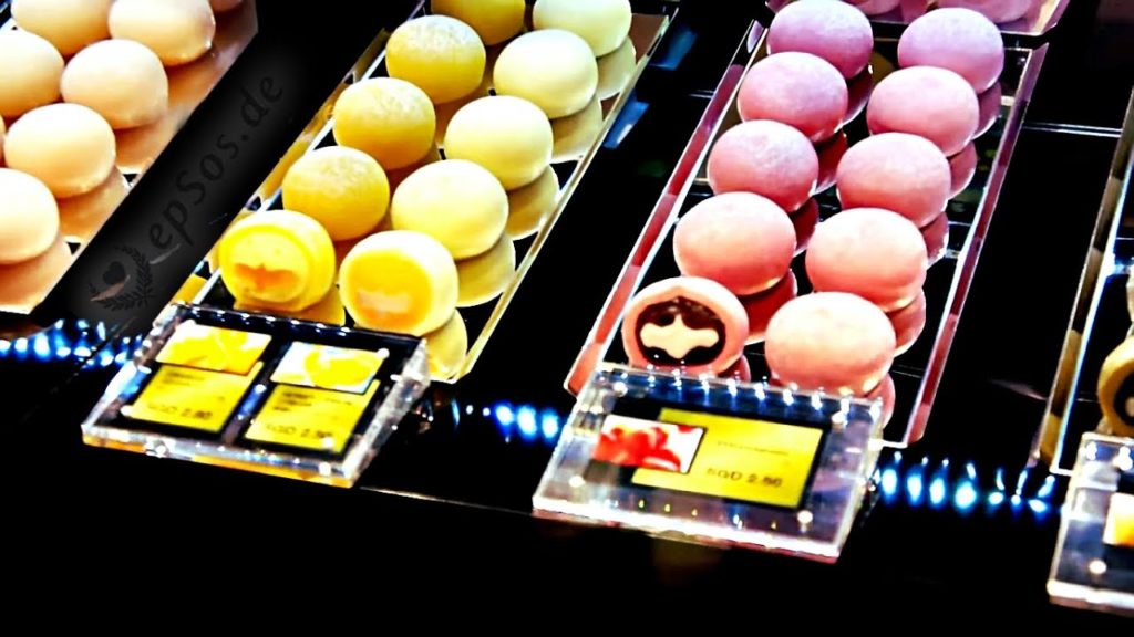 Sweet Japanese Ice Cream in Mochi Balls of Japan