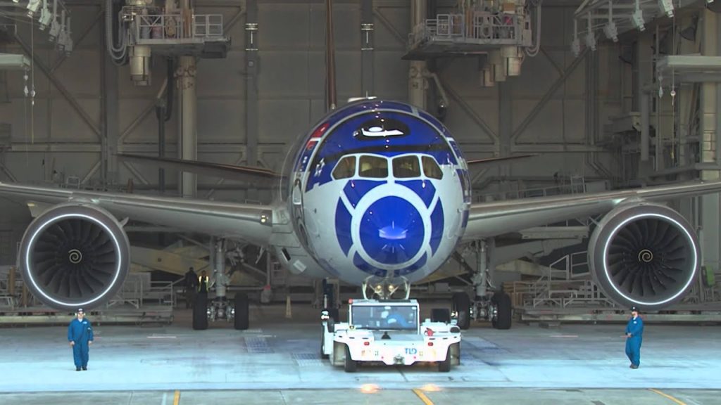 Unveiling of R2-D2TM ANA JET special movie