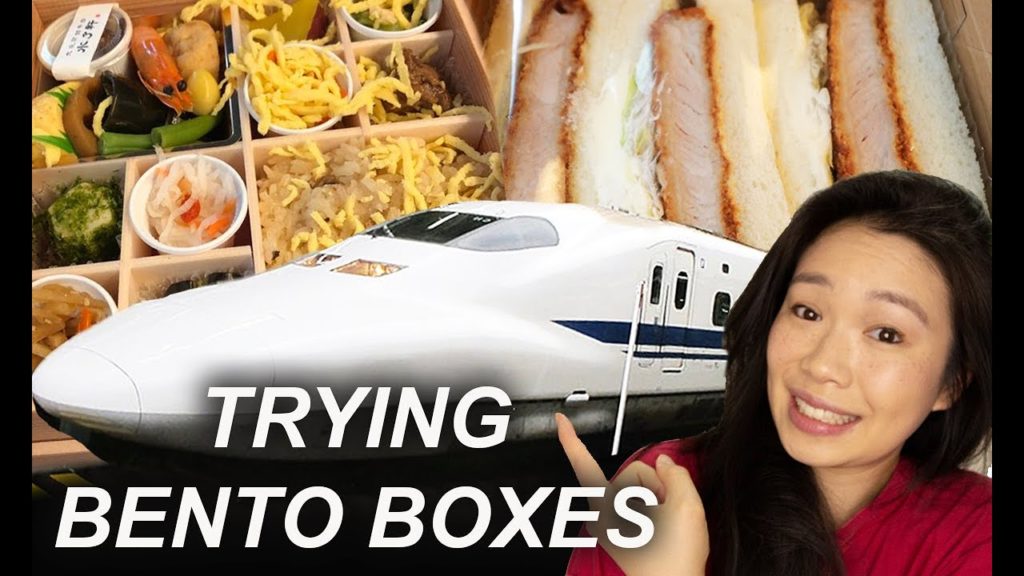 TRYING BENTO BOXES in JAPAN: SHINKANSEN BULLET TRAIN (Osaka to TOKYO)