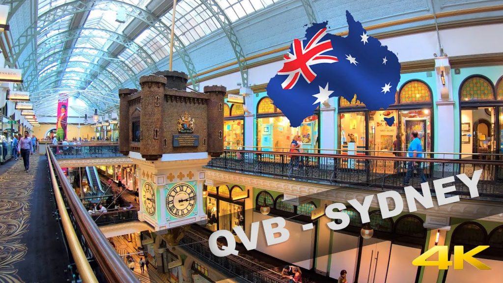 4K 50p Queen Victoria Building Walking Tour - Sydney Australia