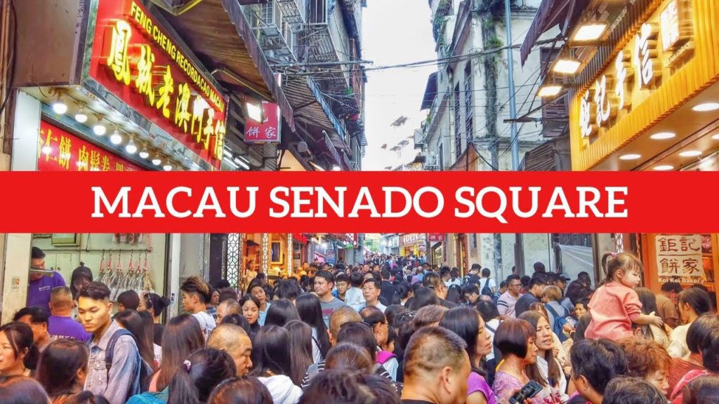 Macau China Walking Tour (Senado Square to Ruins of St. Paul) / 澳门中国徒步旅行