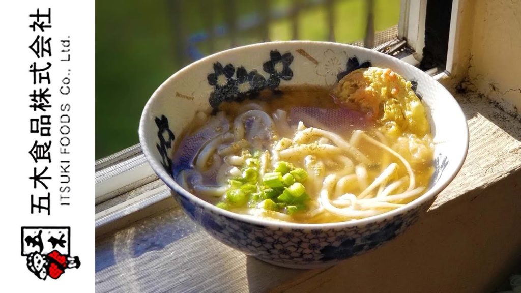 Itsuki Kumamoto Shrimp Tempura Udon - Instant Noodle Recipe Time - EP 169