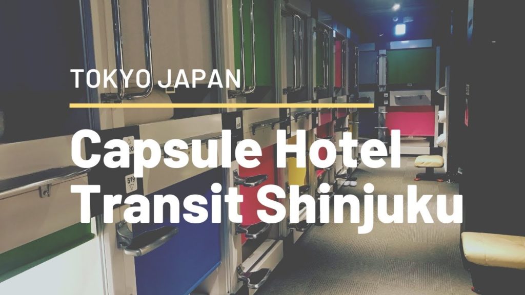Capsule Hotel Transit Shinjuku in Tokyo Japan