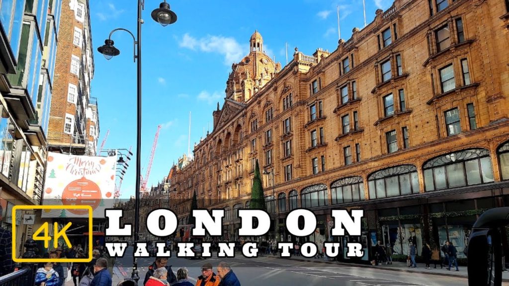 London Walking Tour in 4K | Harrods to Natural History Museum