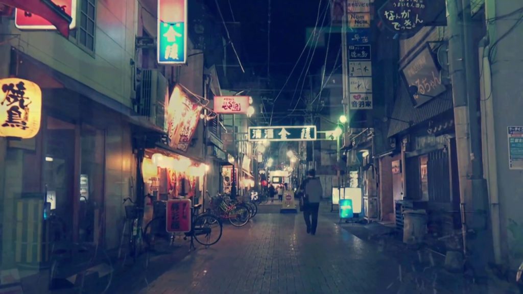 A trip to Takamatsu in Japan.　高松の夜。