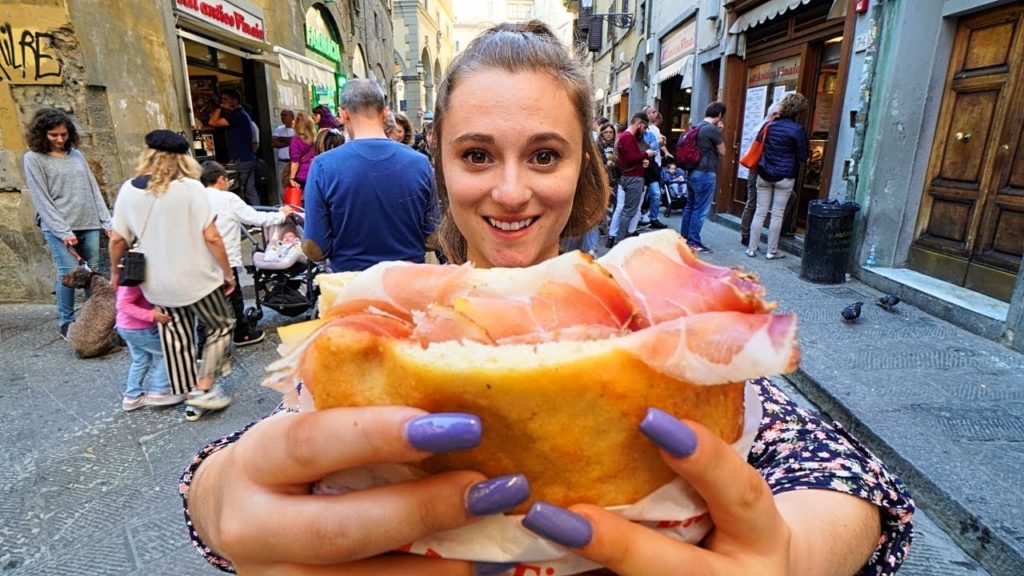 Street Food in Italy - FLORENCE'S #1 PANINI at All'antico Vinaio + ITALIAN STREET FOOD in Tuscany!