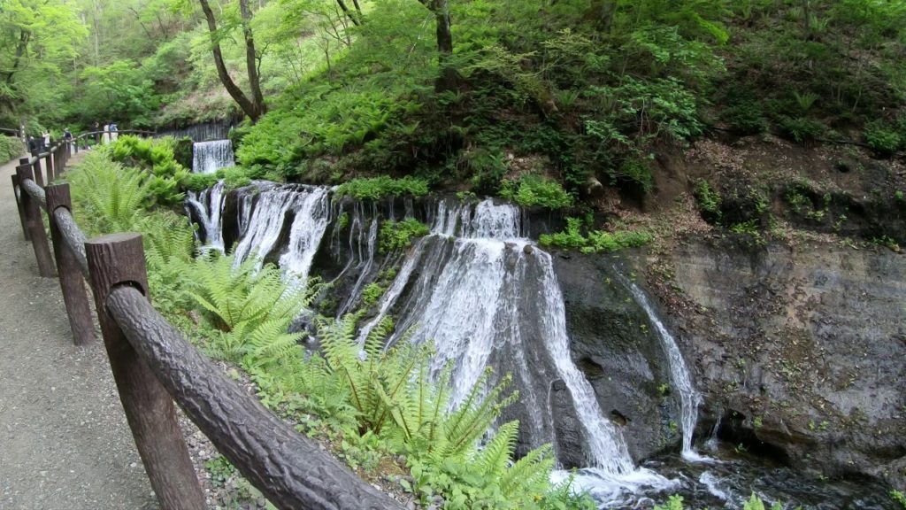 白糸の滝　軽井沢　Shiraito Falls　Karuizawa