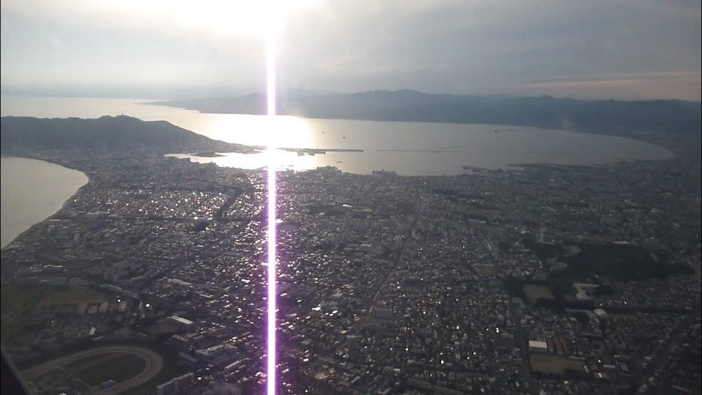 【機窓】函館空港 (HAKODATE AIRPORT)【着陸】【RWY30】2019/9