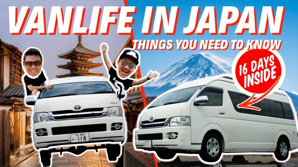 JAPAN VANLIFE | How we lived inside a Toyota Hiace Campervan for 16 Days in Japan