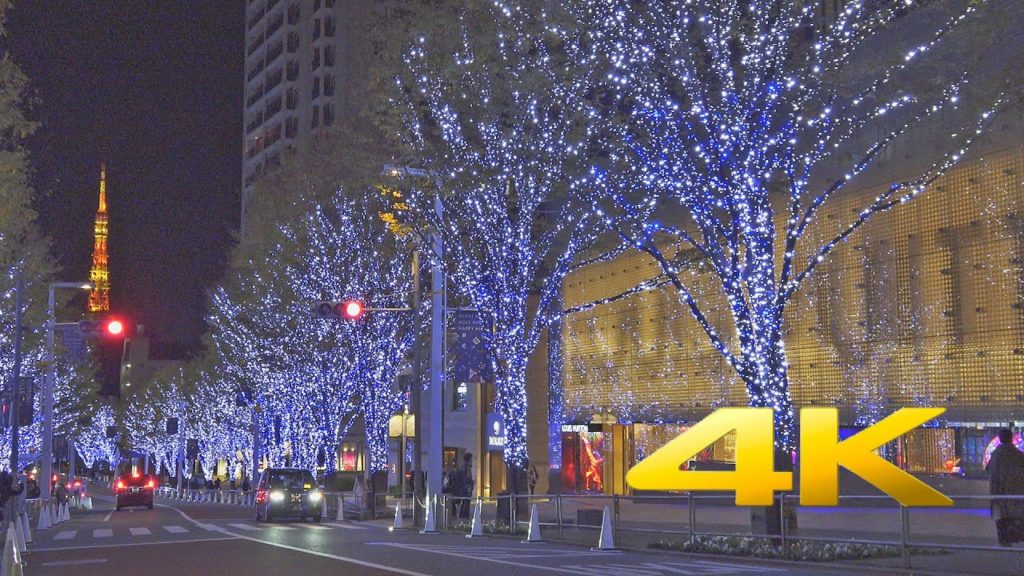 六本木ヒルズクリスマスイルミネーション2019 Christmas Lights Roppongi Hills  (SONY RX0 II/RX0II/RX0M2) 4K - TOKYO TRIP