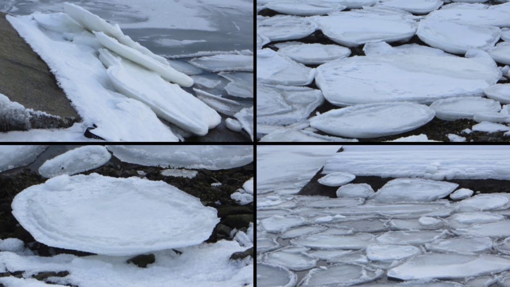 The Kushiro River, Hokkaido, in winter