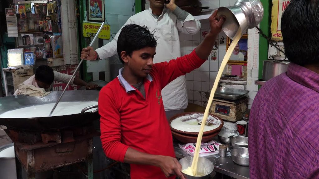 인도식 뜨거운 우유 / amazing indian milk / indian street food