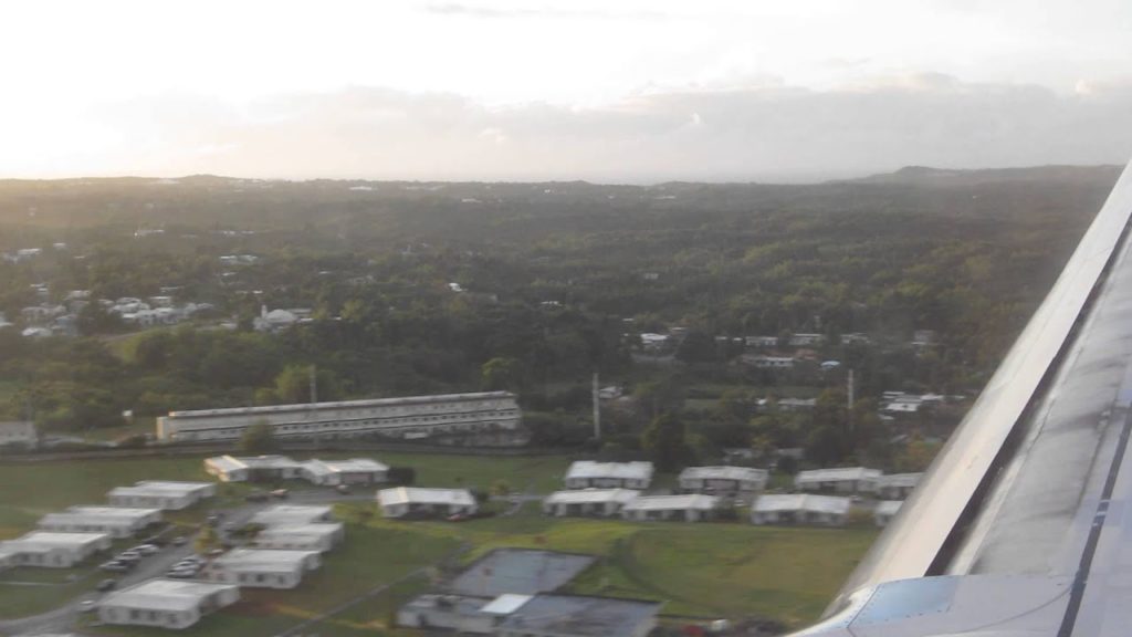 United Airlines arrives in Guam from Palau