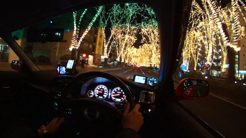 Night Drive  2016 SENDAI 光のページェントを通る　仙台市青葉区 定禅寺通り