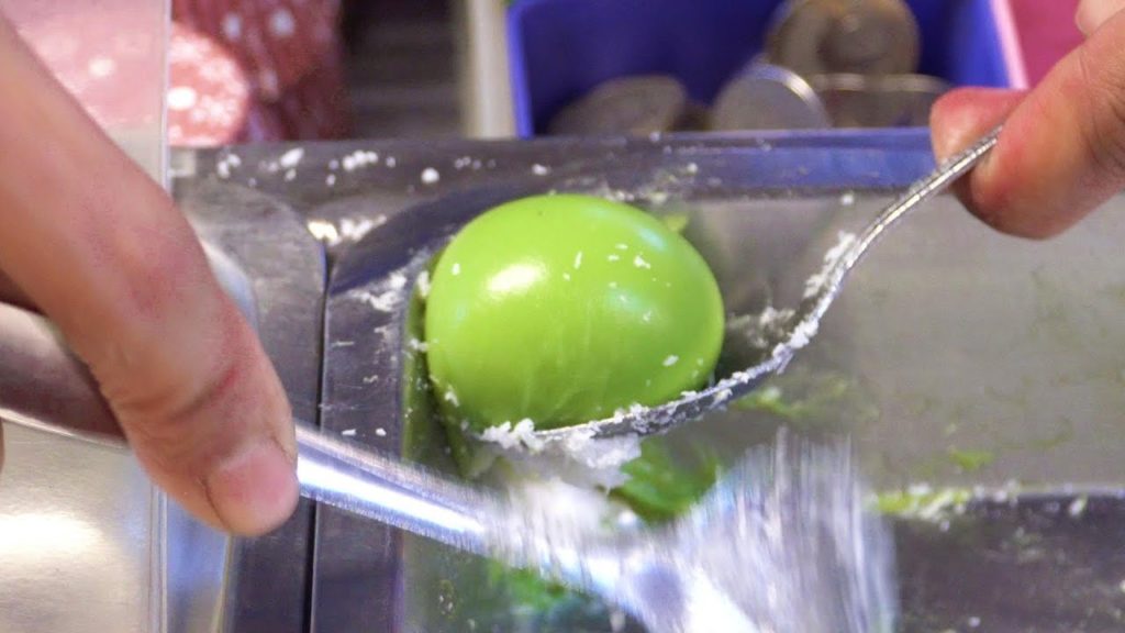 루이펑 우유떡 Ruifeng milk mochi - Taiwanese street food, Ruifeng night market / 루이펑 야시장 - 대만 길거리 음식