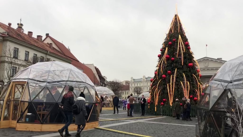 2019 リトアニア・ビルニュス クリスマスマーケットの様子（バルト三国散歩）～ Lithuania Vilnius Christmas Market 2019