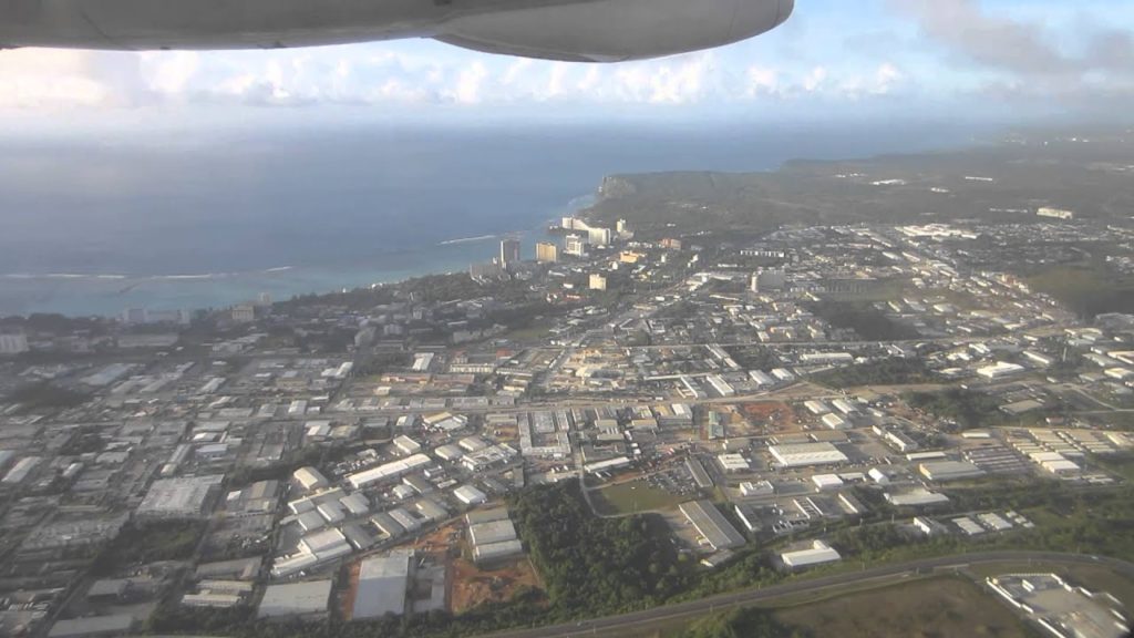 United Express departing Guam