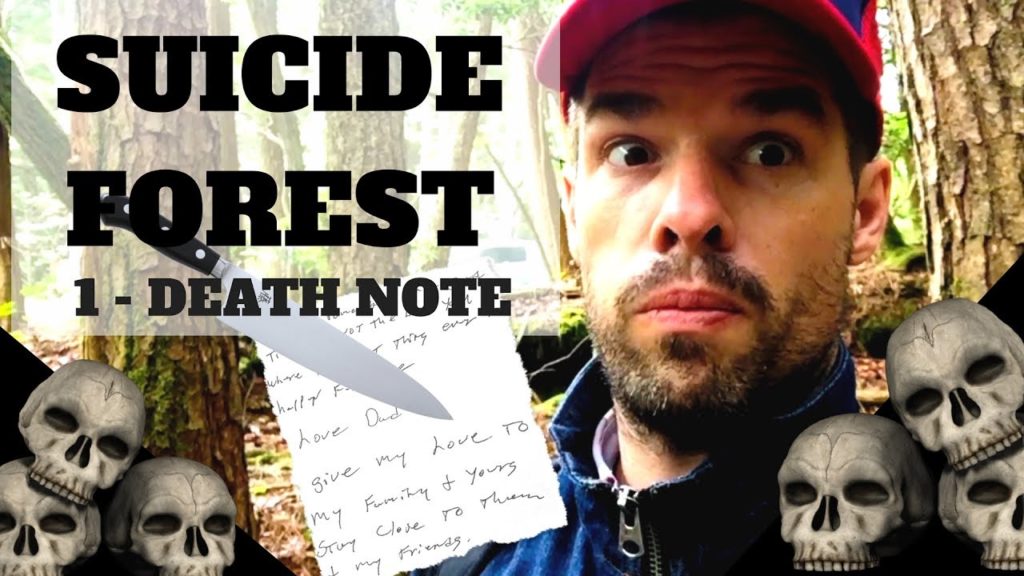 Found Death Note & Knife in Suicide Forest 青木ヶ原
