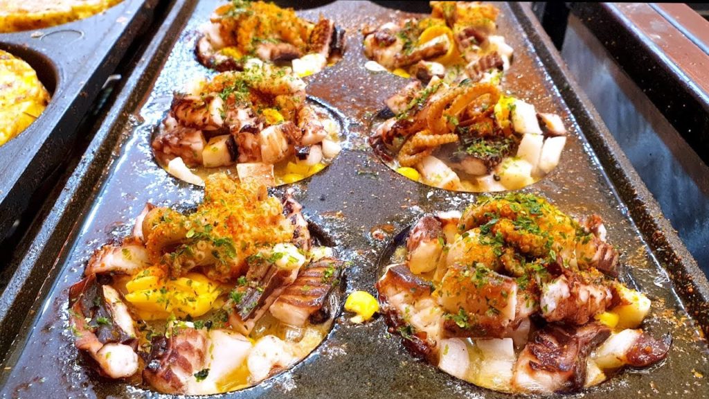 최신근황, 주먹 크기 대왕 타코야끼, 야구공 타코야끼, 타코방, Amazing King Takokayki, Giant Takoyaki, たこ焼き, Korean street food