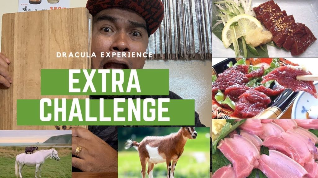 Dracula Experience (Raw meat challenge accepted) Okinawa, Japan