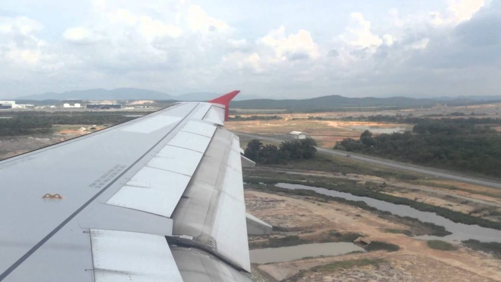 Air Asia arrives in Kuala Lumpur from Balikpapan