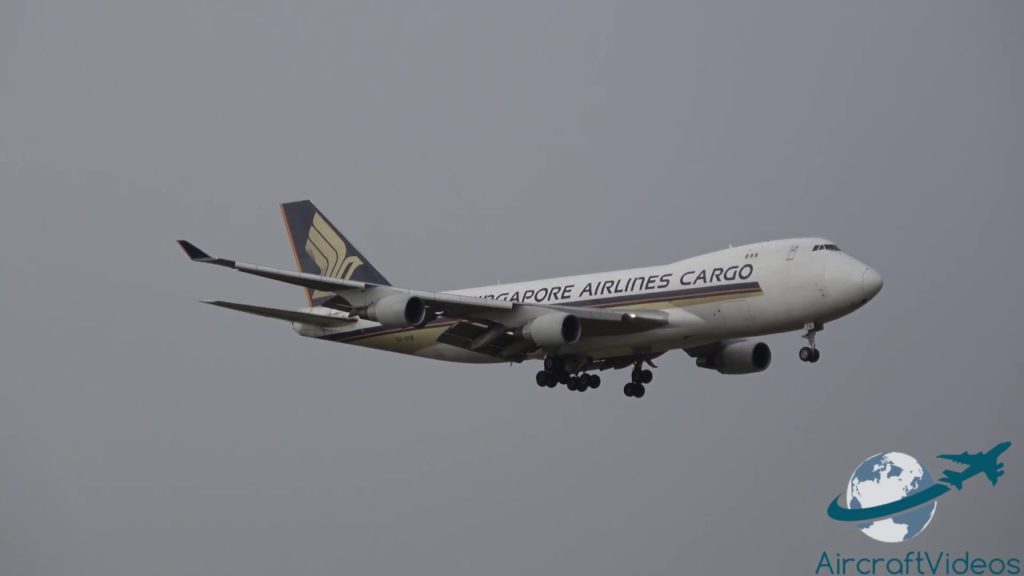 Singapore Airlines Cargo 747-412F [9V-SFM] -- UHD 4K