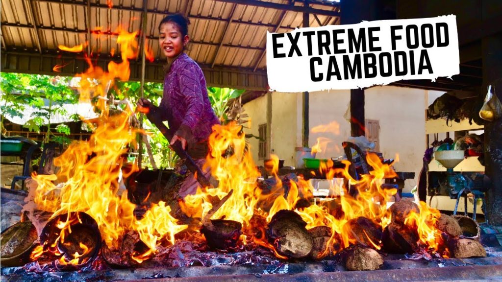 EXTREME cooking CAMBODIA | Unseen Cambodian street food in the countryside | Battambang local food
