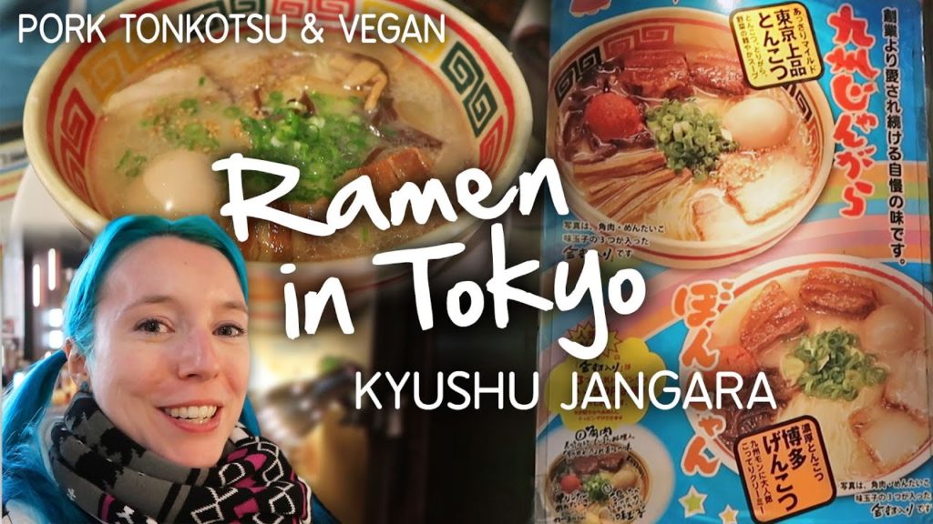 Vegan / Vegetarian Ramen (& Pork Tonkotsu!) in Tokyo at KYUSHU JANGARA