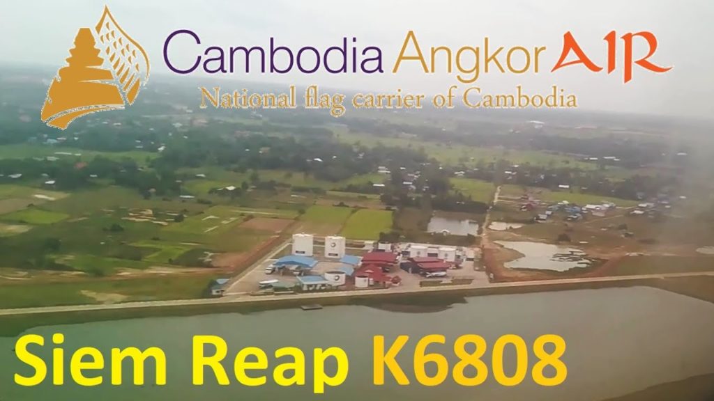 Cambodia Angkor Air ATR-72 (XU-235) Take-off from Siem Reap, REP-SGN, K6808, 15.07.2018