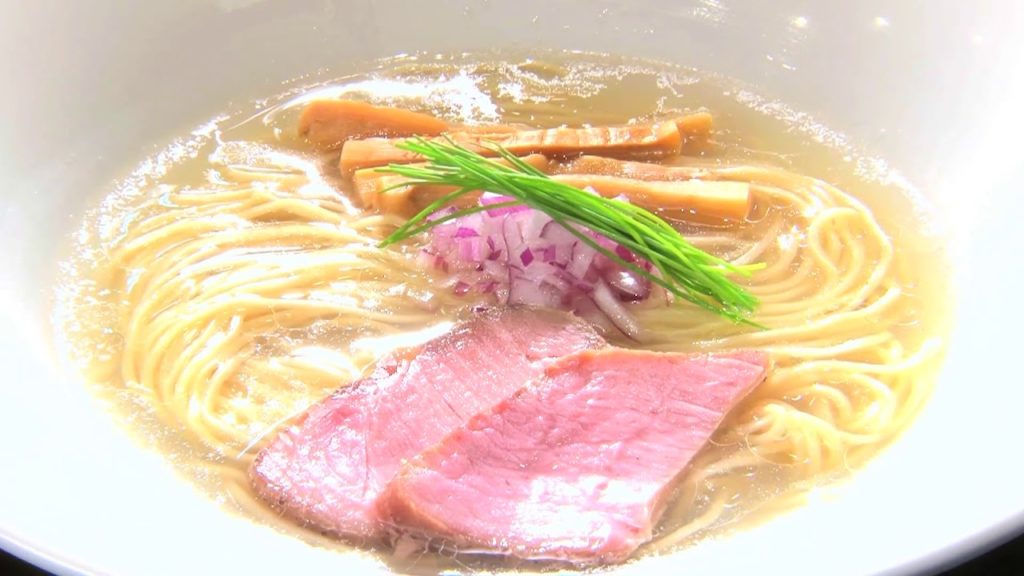 Japanese ramen-Clear soup salt ramen in Tokyo