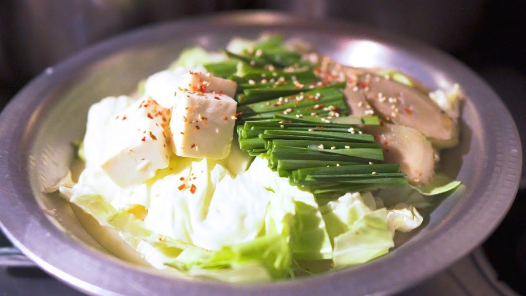 京もつ鍋が出来るまで　京都先斗町　亀八　ホルモン　Motsunabe(Japanese hormone's hot pot)Kamehachi! kyoto Japan!