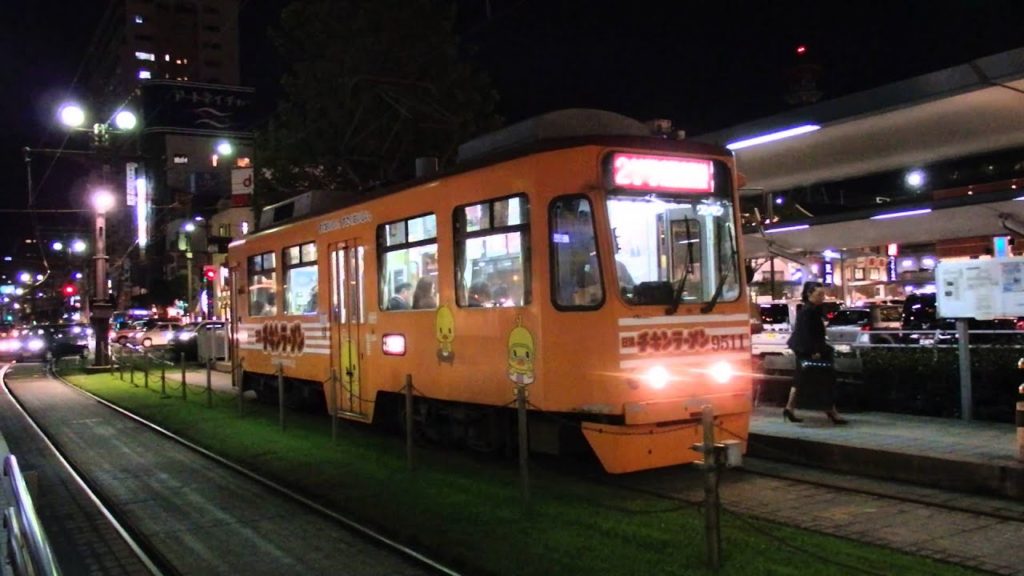 鹿児島市電9500形 鹿児島中央駅前電停発着 Kagoshima City Tram Type 9500