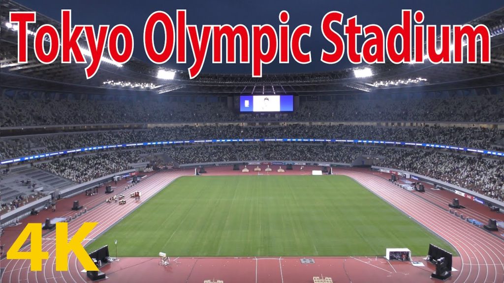 [4K/UHD] Tokyo 2020 Olympic stadium (First Public)  Japan's New National Stadium