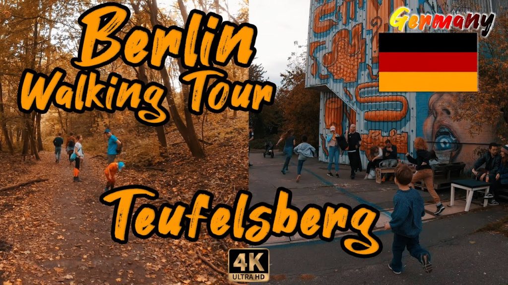 Berlin Travel | Walking Tour Teufelsberg | 🎧3D Binaural Relaxing Sounds | 4K ASMR